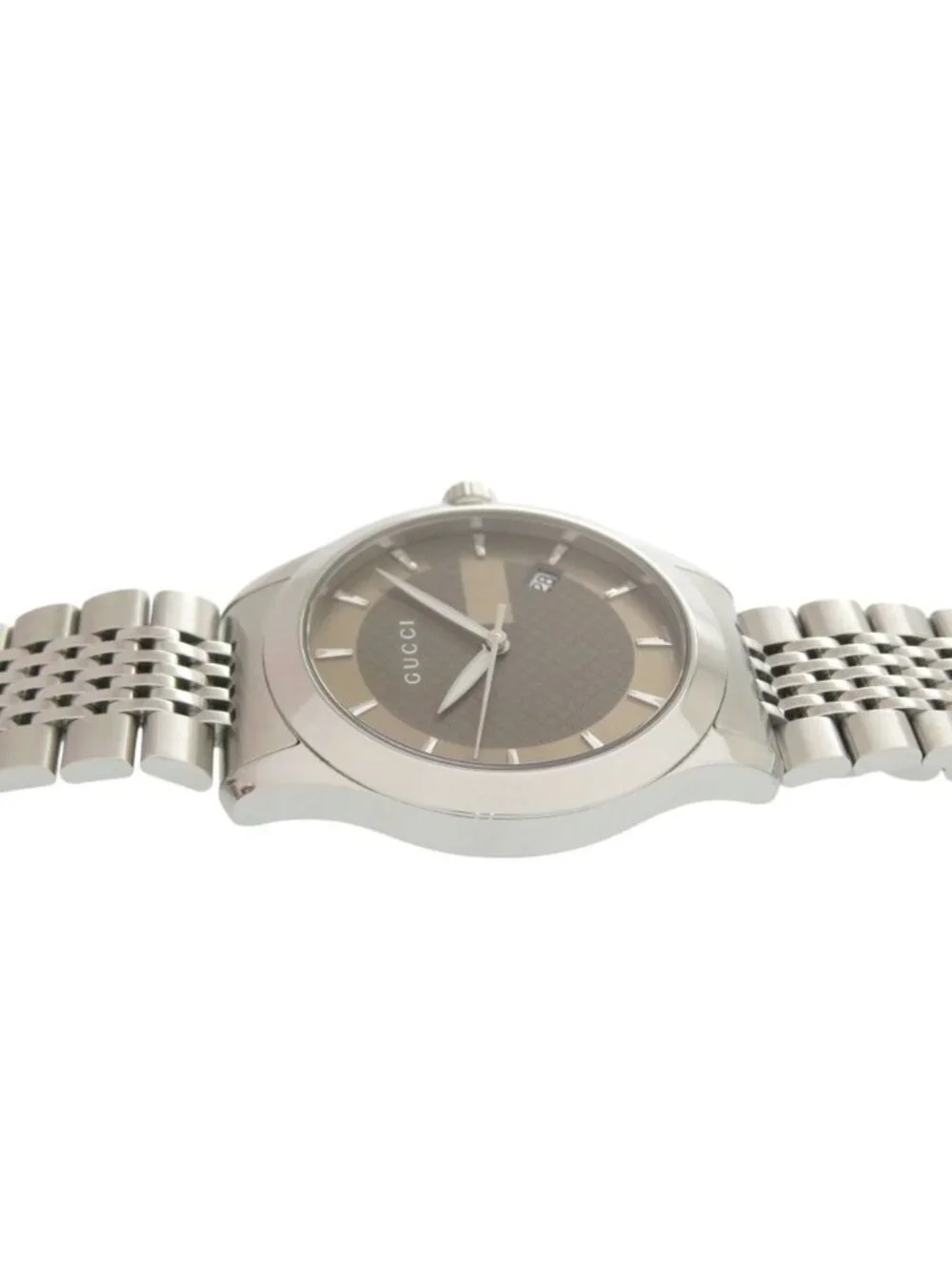 Gucci Timeless 126.4 SS Brown Quartz Watch